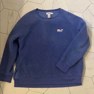Vineyard Vines Blue Fleece Pullover